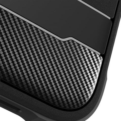 ACS04812 - iPhone 14 Pro Max Case Rugged Armor (MagFit) in matte black showing the back